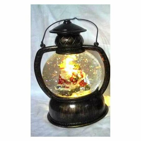 FROMTHEHEART 7.5in. LED Lantern With Santa Scene 7.5in. FR3183639